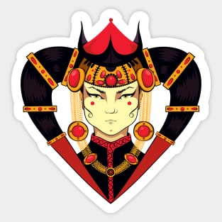 Queen of the Steppes Sticker